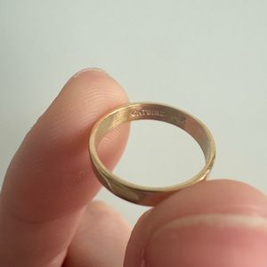 Catbird 14k Tomboy Knuckle Ring size 2.5